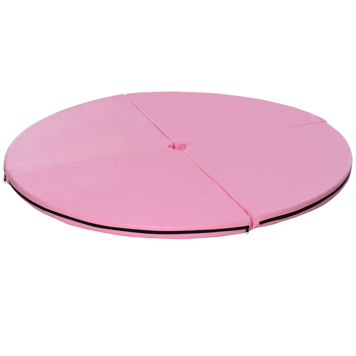 Pole-Dance-Matte, 5 cm dicke runde Kunststoff-Matte f¨¹r Pole-Dance-¨¹bungen, Gymnastik, Yoga, Rosa