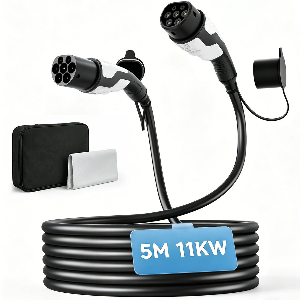 Typ 2 EV Ladekabel 11 kW 16 A Mode 3, für Wallbox IP65 Ladestation