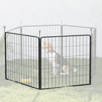 2 Piece Dog Pen Expansion Pack for 80cm High Pet Playpen with 3 Stakes, for Small and Medium Dogs