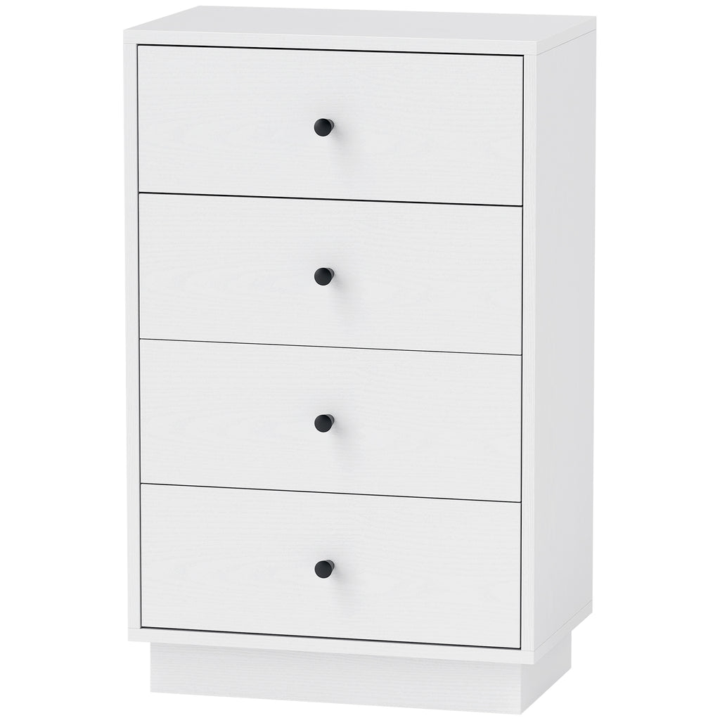 Kommode Sideboard mit 7 Schubladen Schrank aus Holzwerkstoff im Modern Stil 47 x 29 x 75 cm Wei?
