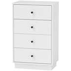 Kommode Sideboard mit 7 Schubladen Schrank aus Holzwerkstoff im Modern Stil 47 x 29 x 75 cm Wei?