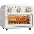 Heißluftfritteuse 12 Liter Mini Backofen mit Umluft 5 Programme