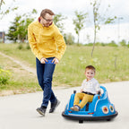 Kinder-Autoscooter, 360¡ã-Drehung, f¨¹r 3-5 Jahre, mit Fernbedienung, Musik, Blau