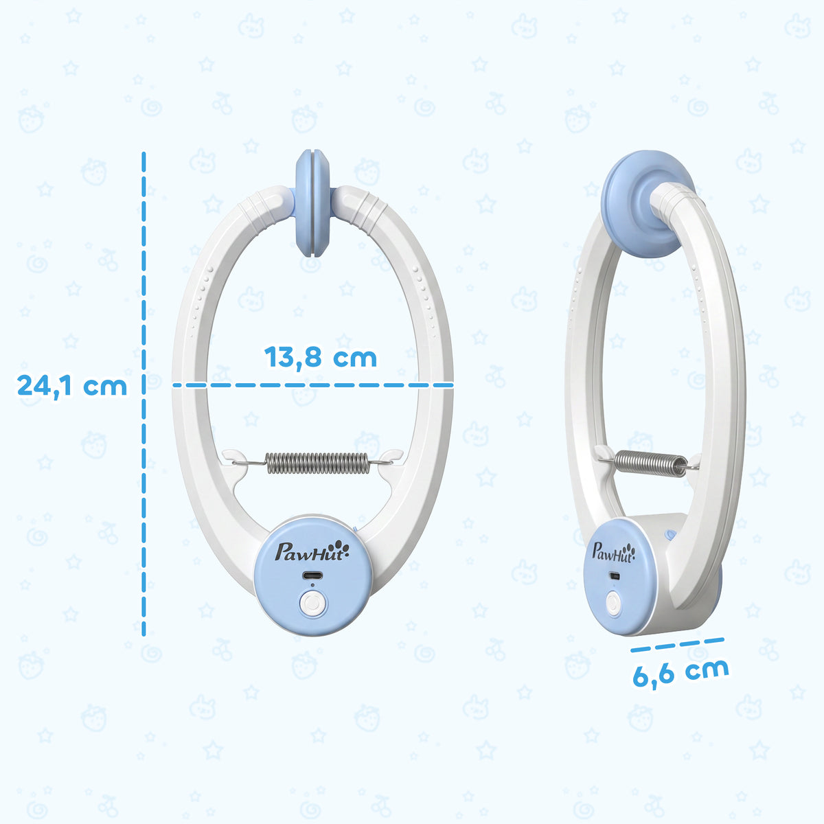 Interactive Cat Toys for Indoor Kittens & Adult USB Rechargeable Door Hanging Bouncing Mouse Teaser