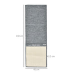  Kratzmatte Katze 2er Set 130 x 45 cm Sisal Kratzbrett Katzenkratzbretter Katzenkratzmatte Kratzschutz für Sofa Möbel Tür Grau