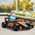 Elektro-Kinderauto, McLaren Formel-1, inkl. Fernsteuerung, Musik, für 3-5 Jahre, Orange