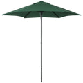 Sonnenschirm ?196 cm, sechseckig Balkonschirm f¨¹r Strand Balkon Garten, Gr¨¹n