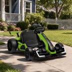 24 V Elektro Go-Kart für Kinder Drift-Funktion für 6-12 Jahre Grün