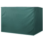 Hollywoodschaukel Abdeckung 3 Sitzer, Wasserdicht Winterfest Schutzhülle für Gartenschaukel, Winddicht UV-Beständig Abdeckplane für Gartenmöbel, Hängesessel, 215 x 155 x 150 cm Grün