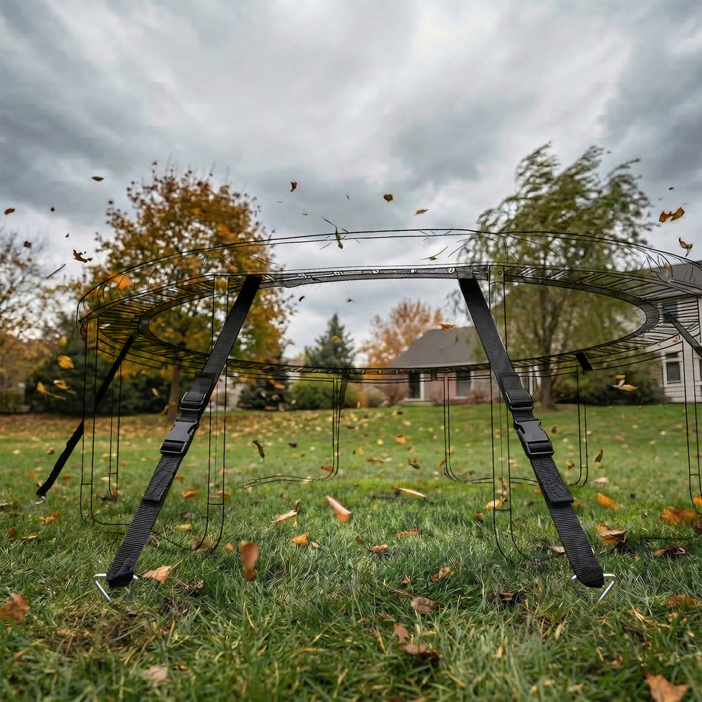 Bodenanker Schraube mit Dreiecksgriff für Trampolin 4er 32 cm