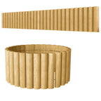 Gartenzaun Zaun aus Holz 176 cm x 30 cm Zaunelemente Hundezaun für Garten Blumenbeete Tierbarriere