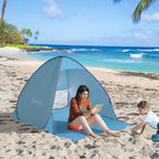 2 Person Pop Up UV Shelter Shade-Blue