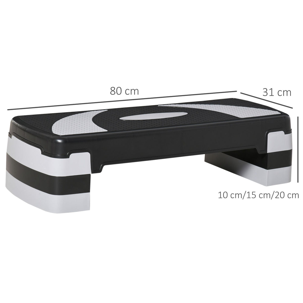 3 Level Aerobic Stepper Step Adjustable Block Board Training Yoga Fitness