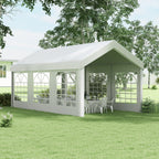 Ersatzwand für Bierzelt oder Pavillon, wasserdicht, einfache Montage, 6 x 2 m, Weiß