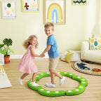 Balancebalken, 6 gebogene Segmente, sensorische Erhebungen, 50 kg Tragkraft, Gr¨¹n
