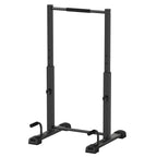 Dip-Station, Liegest¨¹tz-St?nder, 93-117 cm h?henverstellbar, 540 kg Belastbarkeit, Ganzk?rper-Training, Schwarz