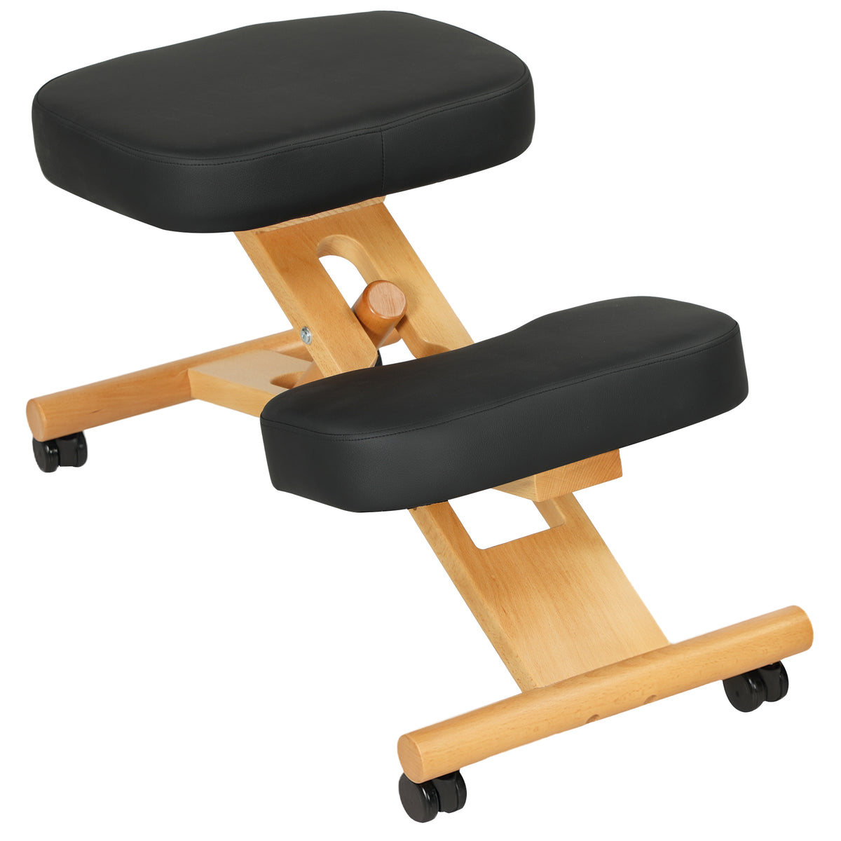Kniestuhl Ergonomischer Kniehocker mit Rollen Sitzhocker zur Verbesserung der Nackenschmerzen für Zuhause und Büro