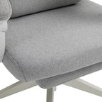 Bürostuhl, Ergonomischer Schreibtischstuhl mit Kopfkissen, Lendenkissen, höhenverstellbar Gamingstuhl mit Fußstütze, hoher Rückenlehne, Grau 62 x 68 x 117-127 cm