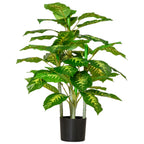 Faux Rose Plants, with Pots