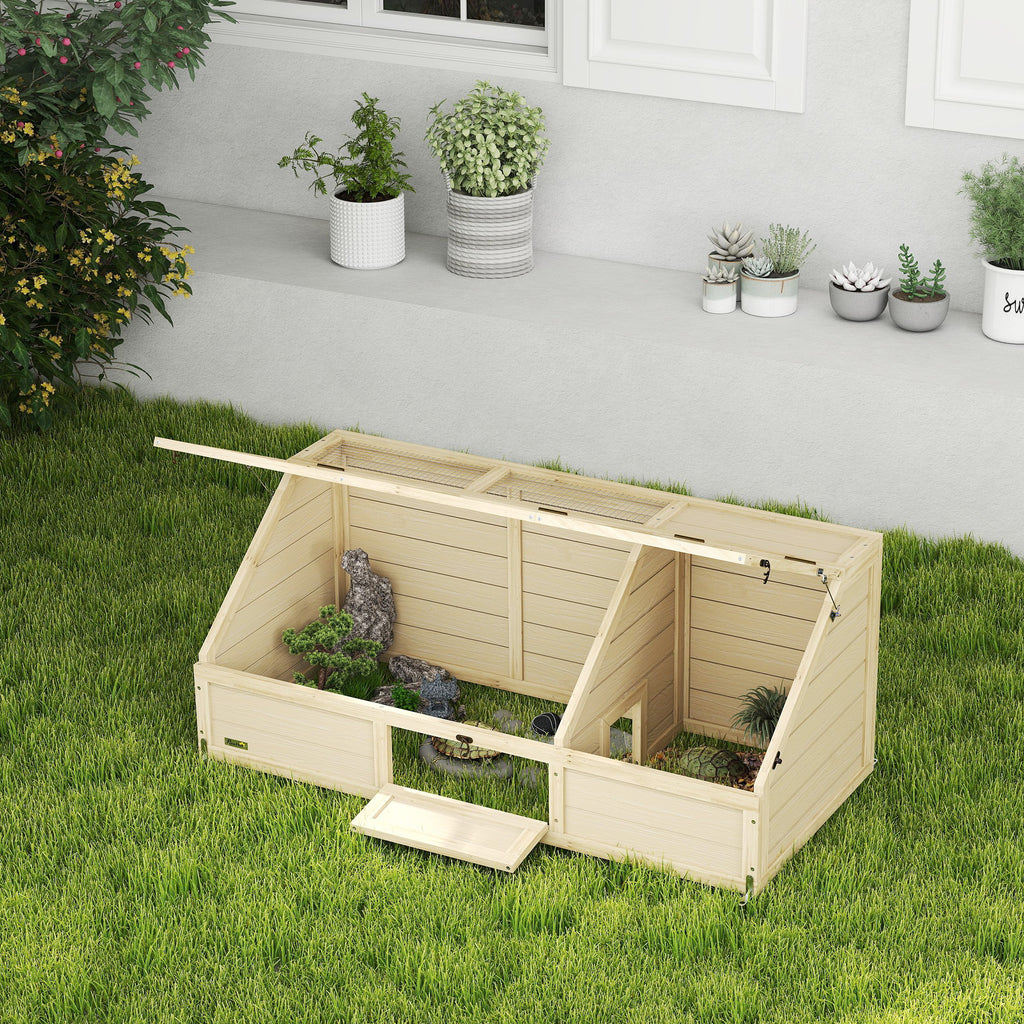 Schildkr?tenbox, Outdoor Schildkr?tengehege, bodenloses Design, leicht zu ?ffnen, Schildkr?tenhaus, Natur