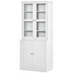 Bücherregal Wandregal Regal, 2 Regale, 76 cm x 40 cm x 178,5 cm, Weiß