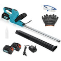 Elektro Heckenschere Akku Elektrischer Heckenschneider mit 51cm Schnittl?nge Motor, Akku Blau
