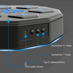 Music Boxing Machine with Bluetooth Connection and LED Light Smart, Wall Mounted for Punching Beat Boxing Training