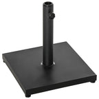 11kg Square Cement Parasol Base Concrete Umbrella Weight Stand Holder Patio Outdoor Garden Black