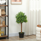 K¨¹nstliche Buchsbaum 90cm Kunstpflanze, Plastik K¨¹nstliche Pflanzen im Topf f¨¹r Wohnzimmer