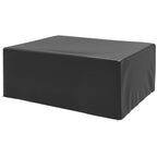 Schutzhülle für Gartenmöbel Winterfest Wasserdicht Abdeckung Anti-UV Abdeckplane 235 x 190 x 90cm Schwarz