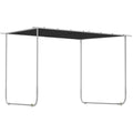 3 x 3(m) Mobile Pergola Kit, Portable Garden Gazebo with Wheels, Sandbags, Steel Frame, UV-Resistant