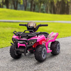 Kinder Quad Elektro 6V Kinderquad mit Vorwärtsfunktion, Musik, Elektro-Quad für Kinder 1,5-3 Jahre Rosa