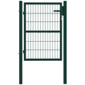 Gartentor aus Stahl Gartent¨¹r mit Griff, Schloss 3 Schl¨¹ssel abschlie?bar Zauntor 97x170cm Gr¨¹n