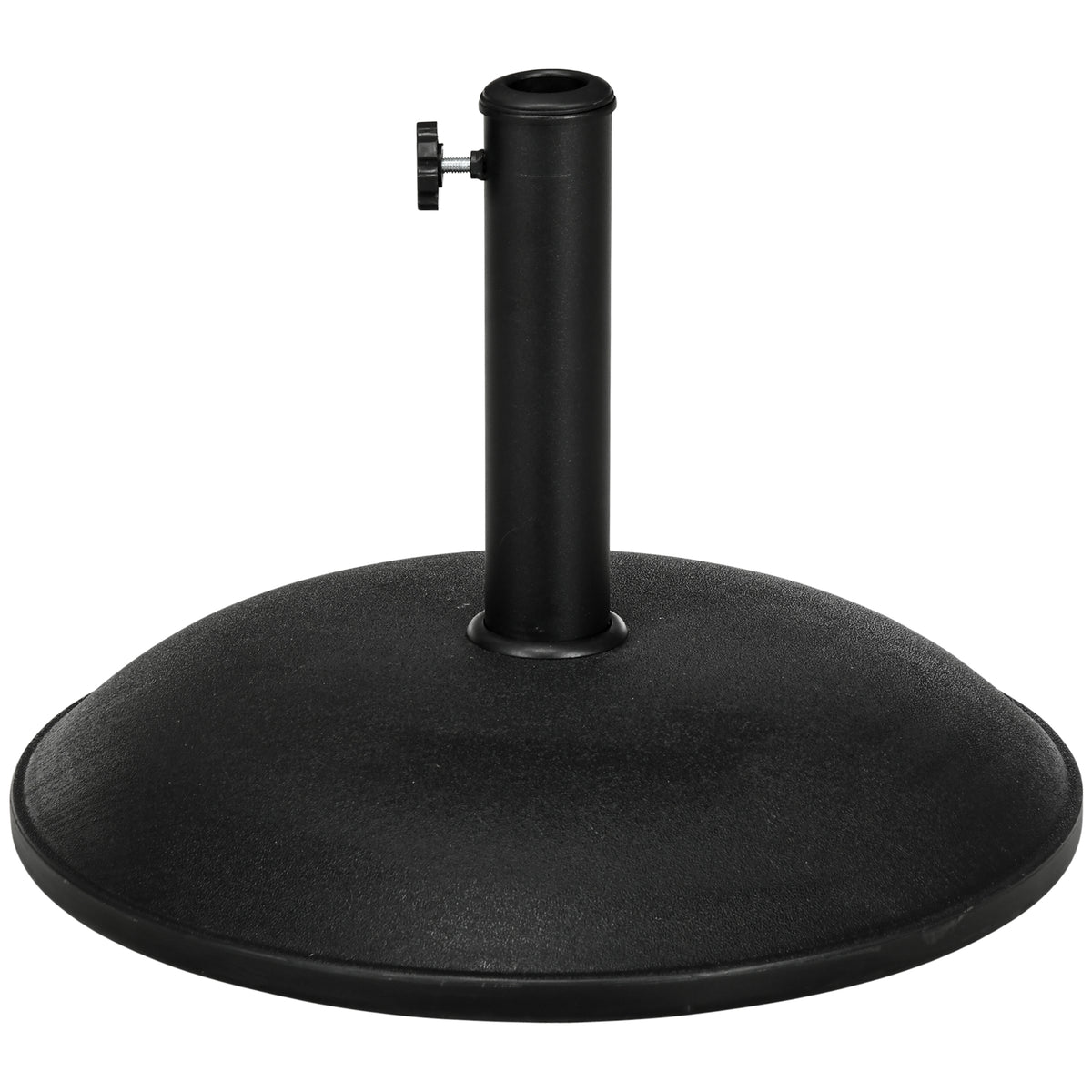 Heavy Duty Cement Parasol Base 20kg Round Patio Umbrella Stand Garden Outdoor Shade Holder for Dia. 35mm/38mm/48mm Poles