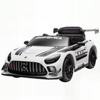 Mercedes-Elektroauto, Aufsitzauto f¨¹r Kinder, 12V Batterie, LED-Lichter, Musikfunktion, Hupe, 3-8 Jahre, Wei?