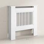 Heizk?rperverkleidung, Heizungsabdeckung, 78 x 19 x 81cm, Heizk?rper-Abdeckung f¨¹r Schlafzimmer, Wohnzimmer, MDF, Wei?