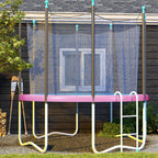 Ersatz-Randabdeckung für Trampoline, wasserfest, reißfest, Ø366 cm, Rosa