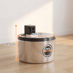 Wireless Cat Water Fountain for Drinking Stainless Steel, 4L Battery Operated Cat Fountain Cordless, 6 Filters