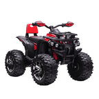 Elektro-Kinderquad, 3-8 km/h, 45 Min. Betriebszeit, LED-Scheinwerfer, Musikplayer mit USB, für Kinder 3 bis 5 Jahre
