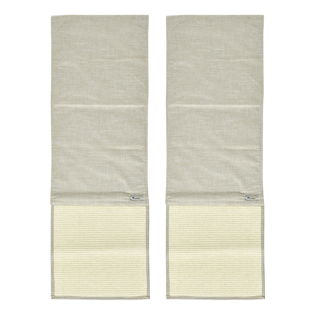  Kratzmatte Katze 2er Set 130 x 45 cm Sisal Kratzbrett Katzenkratzbretter Katzenkratzmatte Kratzschutz für Sofa Möbel Tür Beige+Grau
