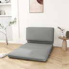 2-in-1 faltbarer Relaxsessel, G?stematratze, teilbar, 120 cm breit, Hellgrau