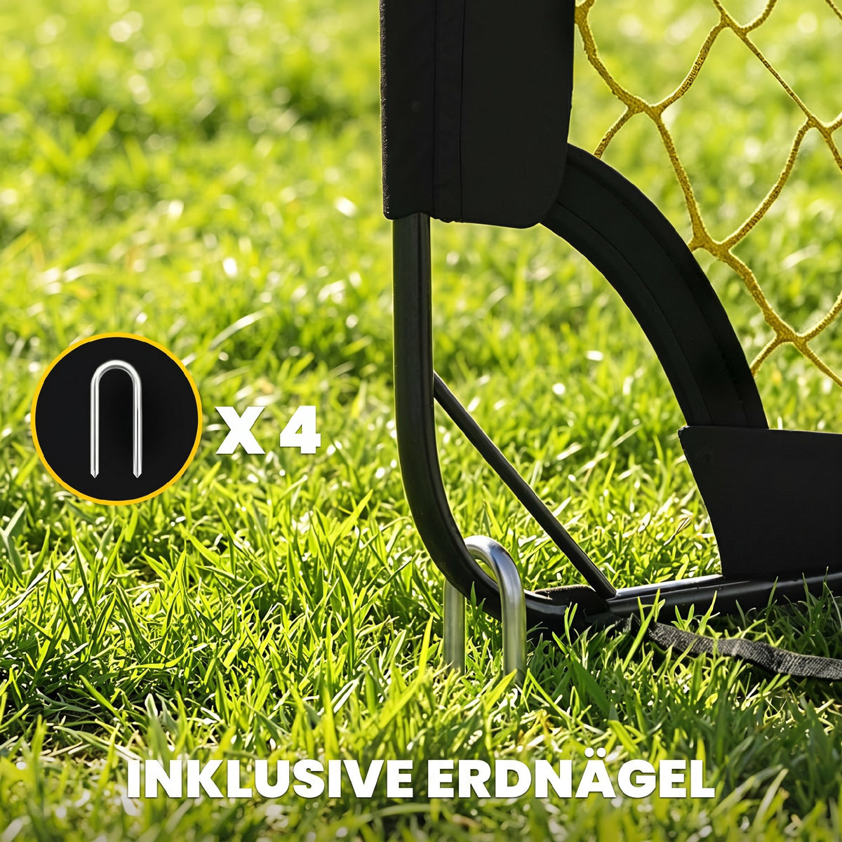 Pop-Up Fußballtor für Jugendliche & Erwachsene Klappbar Tragbar