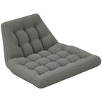 Sitzkissen, Außensitzkissen für Hängekorb und Schaukelstühle, Outdoor-Polsterkissen, Grau