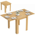 Esstisch Ausziehbar 70/140 x 80 cm Moderner Esszimmertisch für 4–6 Personen Platzsparend für Küche Esszimmer