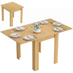 Esstisch Ausziehbar 70/140 x 80 cm Moderner Esszimmertisch für 4–6 Personen Platzsparend für Küche Esszimmer