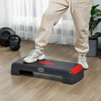 Stepper höhenverstellbare Stepper Aerobic Stepper, Rot + Schwarz