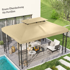 Gazebo Roof Replacement, for 3 x 4m Frames - Cream