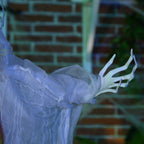Halloween-Geist, Halloween-Dekoration, Soundfunktion, mit Bewegungssensor und LED-Lichtern, 60 cm x 18 cm x 183 cm