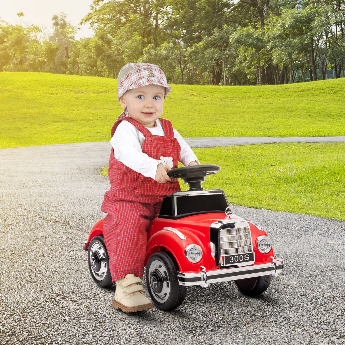 Rutscher Kinderauto Mercedes Benz Design 300 S Design, Rot
