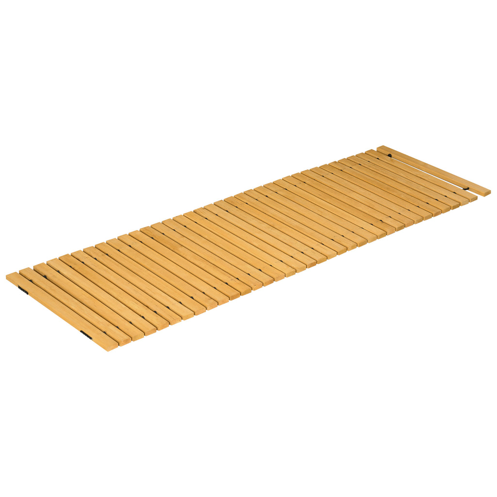 Rollable Wooden Garden Pathway Weather-Resistant Walk Way for Wedding Party Pathways 185 x 60 cm